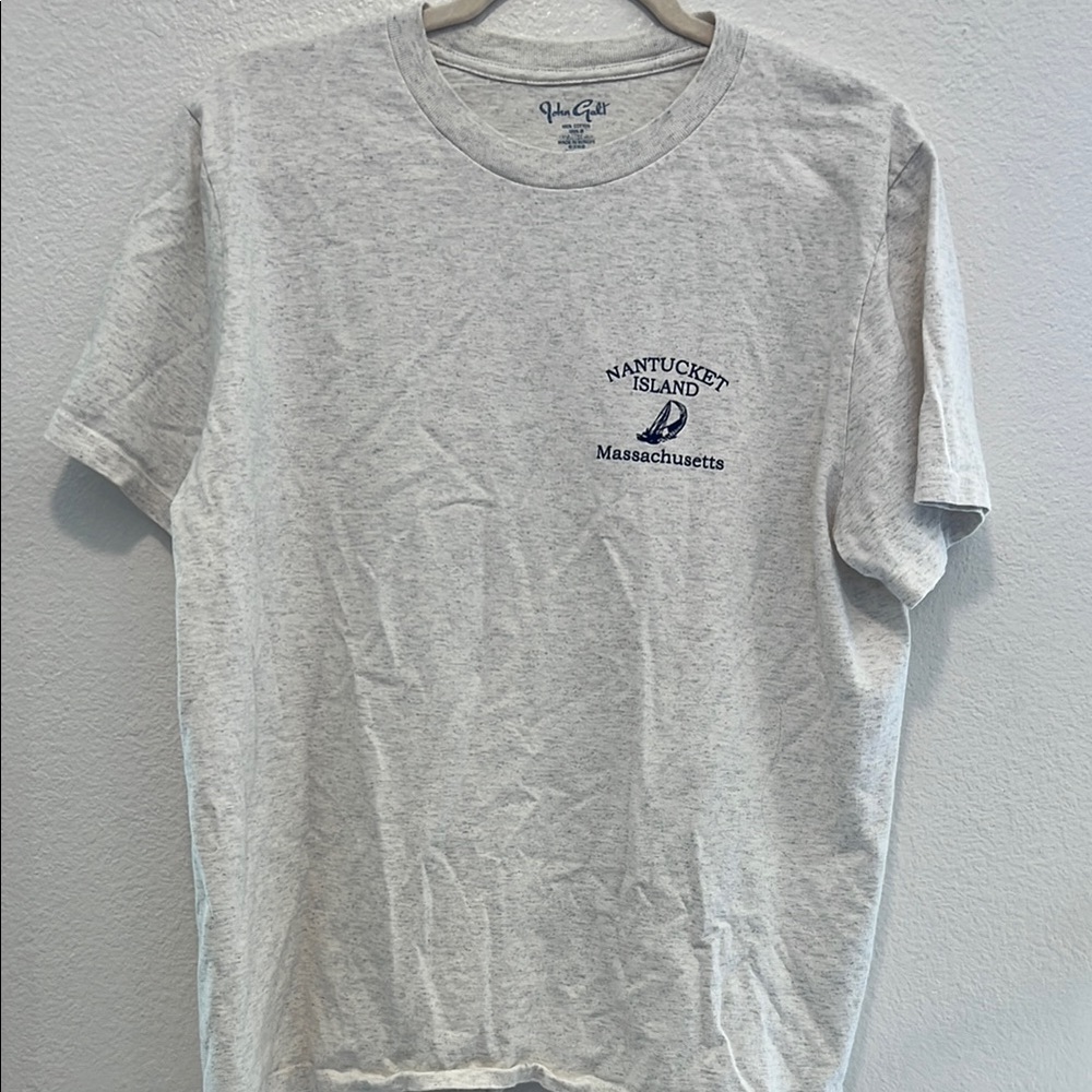 Brandy Melville Light Gray Nantucket Tee